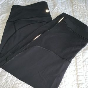 Lululemon leggings. Capri length.
